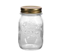 Bormioli Rocco Bormioli Quattro Stagioni-Juego de 12 tarros (500 ml, diámetro de 8,5 cm, Altura Total de 14 cm, ANTIPASTI & CO), Blanco