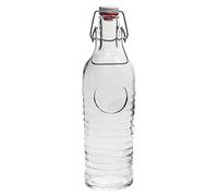 Bormioli Rocco Botella Officina de vidrio 1 l | Transparente, Vidrio, acabado brillo, medidas 1L