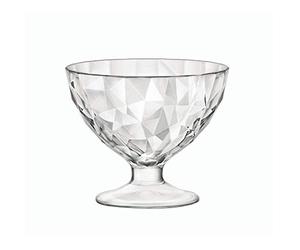 Bormioli Rocco Diamond Coppa Dessert Junior 22,5 cl Set 12 Pezzi In Vetro Trasparente