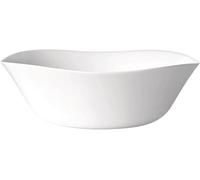 Bormioli Rocco Ensaladera 88001 Parma Opal, vidrio, blanco, 26 x 26 x 14 cm, 1 pieza (Paquete de 5)