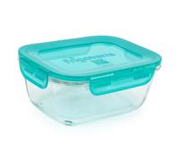 Bormioli Rocco Evolution Contenedor De Vidrio Rectangular Transparente, 18x14 cm