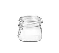 BORMIOLI ROCCO FIDO Tarro Conserva Vidrio 13x10x10CM-0,5L Transparente Brillo Tape cierre conserva Reciclable