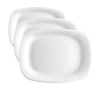 Bormioli Rocco fuente, Blanco, 34 x 24 cm (Paquete de 3)
