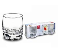 Bormioli Rocco Galassia juego de 3 vasos para Whisky fabricado en Italia 300 ml