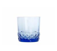 BORMIOLI ROCCO, juego de 6 vasos America '20, modelo Rocks, de vidrio azul, referencia CL30