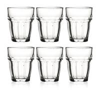 BORMIOLI Rocco Juego de 6 vasos de chupito retro 'Rock Bar' (7 cl) - Vasos estilo comedor americano - sirve vodka, tequila y licores - Vidrio italiano endurecido: apto para lavavajillas