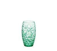 Bormioli Rocco Oriente - Juego de 6 vasos refrigerantes, 16 onzas, color verde frío