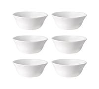 BORMIOLI ROCCO PARMA 6 Lavafrutas Opal 12CM Blanco Brillo Fabricado en España Reciclable
