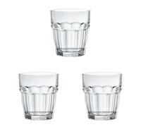 Bormioli Rocco Rock Bar, Vaso Bajo Vidrio 39 cl Transparente (Paquete de 3)