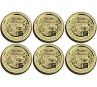 Bormioli Rocco: Tapas Quattro Stagioni de 70 mm de diámetro (paquete de 6)