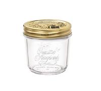 Bormioli Rocco – Tarro de vidrio Quattro Stagioni, boca ancha, 200 ml, tapa de rosca