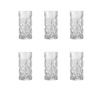 BORMIOLI ROCCO TIKI BARTENDER Set 6 Vasos Alto Vidrio 50CL Transparente Brillo Fácil de limpiar Ecológico Transparent 50 c.l.