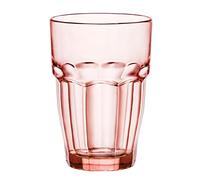 Bormioli Rocco Vaso alto Rock Bar de vidrio 37 cl | Naranja, Vidrio, formato alto, acabado brillo