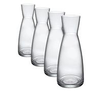 Bormioli Rocco Ypsilon Caraffa 1.0 L Ii, Trasparente, 1 unidad, sin tapa (Paquete de 4)