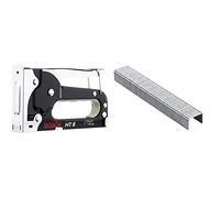 Bosch 0 603 038 000 - Grapadora Manual Ht 8 - - - 0603038000 (Pack de 1) + 2 609 255 820 - Grapa Tipo 53 (Pack de 1000)