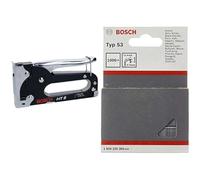 Bosch 0 603 038 000 - Grapadora manual HT 8-0603038000 (pack de 1) + Bosch 1 609 200 365 - Pack de 1000 grapas de alambre fino tipo 53 (11,4 x 0,74 x 8 mm)