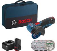 Bosch 06019F200C GWS 12V-76 Professional Akku-Winkelschleifer