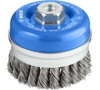 Bosch 1 608 614 001 - Cepillo de vaso, 90 mm x 0,5 mm, rosca M14, pack de 1