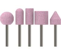 Bosch Puntas de amolar 1 609 200 286 – Vástago 6 mm – Granos 60,25,15,15,25 – Pack de 5