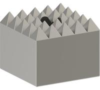 Bosch Placa de abujardar 1 618 623 205 – 60 x 60 mm, 5 dientes