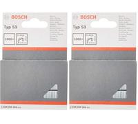 Bosch 1000x Grapas de alambre fino (Longitud 10 mm,) (Paquete de 2)