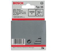 Bosch Grapas de lomo estrecho Tipo 55 – 19 mm – 1000 unidades – Professional