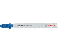 Bosch 100x Hoja de sierra de calar PRO Metal medium T121AFC | para Láminas de acero, Láminas de acero, Longitud 92 mm, Professional Accesorios Sierra de calar