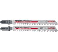 Bosch 10x Hoja de sierra de calar EXPERT Hardwood fast T144DHM (para Madera dura, Madera plástica WPC, Longitud 100 mm, Professional Accesorios Sierra de calar)