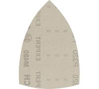 Bosch 10x Malla de lija EXPERT M480 para multilijadoras | para Pintura sobre madera, Madera dura, Ø 100x150 mm, Grano 320, Professional Accesorios Multilijadora