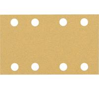 Bosch 10x Papel de lija EXPERT C470 con 8 agujeros para lijadoras orbitales | para Pintura sobre madera, Madera dura, Ø 80x133 mm, Grano 80, Professional Accesorios Lijadora orbital