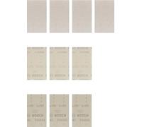 Bosch 10x Set de malla de lija EXPERT M480 para lijadoras orbitales | para Pintura sobre madera, Madera dura, Ø 80x133 mm, Grano 4x 80, 3x 120, 3x 180, Professional Accesorios Lijadora orbital