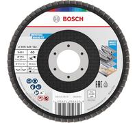 Bosch 15x Disco de láminas X451, G40, G60 para amoladoras angulares pequeñas (para Acero, Aluminio, Ø 115 mm, Grano 40, Professional Accesorios Amoladora pequeña)