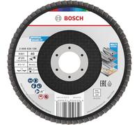 Bosch 15x Disco de láminas X451, G40, G60 para amoladoras angulares pequeñas (para Acero, Aluminio, Ø 125 mm, Grano 40, Professional Accesorios Amoladora pequeña)