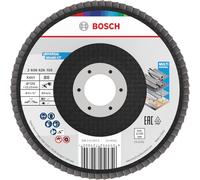 Bosch 15x Disco de láminas X451, G80, G120 para amoladoras angulares pequeñas (para Acero, Aluminio, Ø 125 mm, Grano 80, Professional Accesorios Amoladora pequeña)