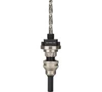 Bosch 1x Adaptador PRO Q-Lock Quick Change Hex p/Quick Change | para Tubos y perfiles metálicos, Plásticos, Ø 6,35 mm, Professional Accesorios Taladro