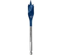 Bosch 1x Brocas fresadoras planas EXPERT Self Cut Speed (para Madera blanda, Aglomerado, Ø 17,00 mm, Professional Accesorios Taladro)
