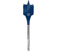 Bosch 1x Brocas fresadoras planas EXPERT Self Cut Speed (para Madera blanda, Aglomerado, Ø 32,00 mm, Professional Accesorios Taladro)