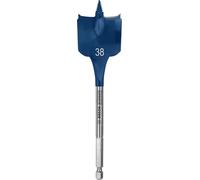 Bosch 1x Brocas fresadoras planas EXPERT Self Cut Speed (para Madera blanda, Aglomerado, Ø 38,00 mm, Professional Accesorios Taladro)