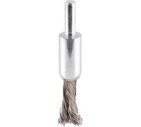Bosch 1x Cepillo Acabado Trenzado PRO Inox heavy Vástago Cil. | para Acero inoxidable, Metales no ferrosos, Ø 10 mm, Professional Accesorios Taladro