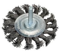 Bosch 1x Disco Alambre Trenzado PRO Metal heavy Vástago Cil. | para Acero, Ø 75 mm, Professional Accesorios Taladro