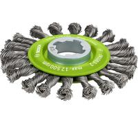 Bosch 1x Disco de alambre trenzado PRO Stainless Steel heavy, X-Lock | para Acero, Ø 115 mm, Professional Accesorios Amoladora pequeña