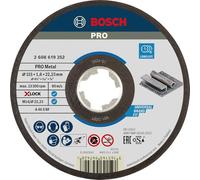 Bosch 1x Disco de corte abrasivo PRO Metal, X-Lock | para Acero, Ø 115 mm, Professional Accesorios Amoladora pequeña