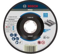 Bosch 1x Disco de corte abrasivo PRO Metal, X-Lock | para Acero, Ø 125 mm, Professional Accesorios Amoladora pequeña