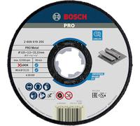 Bosch 1x Disco de corte abrasivo PRO Metal, X-Lock | para Acero, Ø 125 mm, Professional Accesorios Amoladora pequeña