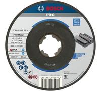 Bosch 1x Disco de corte abrasivo PRO Metal, X-Lock | para Acero, Ø 125 mm, Professional Accesorios Amoladora pequeña