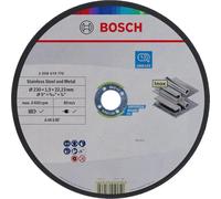 Bosch 1x Disco de corte para metal y acero inoxidable de larga vida útil con diámetro interior de 22,23 mm (para Acero inoxidable, Acero, Ø 230 mm, Professional Accesorios Amoladora grande)