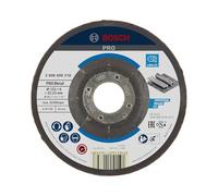 Bosch 1x Disco Desbaste Abras. PRO Metal 22,23mm, oSa | para Acero, Ø 115 mm, Professional Accesorios Amoladora pequeña