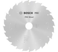 Bosch 1x Hoja de sierra circular PRO Wood cordless para sierras de mesa | para Madera blanda, Madera dura, Ø 216 mm, Professional Accesorios Sierra circular de banco sin cable