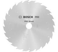 Bosch 1x Hoja de sierra circular PRO Wood cordless para sierras de mesa | para Madera blanda, Madera dura, Ø 254 mm, Professional Accesorios Sierra circular de banco sin cable