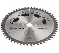 Bosch 1x Hoja de Sierra Circular Special (para Madera, Metales no Ferrosos, Plásticos, Ø 190 x 2.5/1.8 x 20/16 mm, 54 Dientes, FT, con 1x Anillo de Reducción 16 mm, Accesorios Sierras Circulares)
